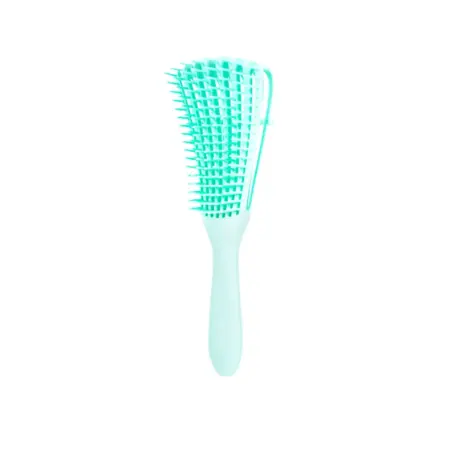 Bifull Cepillo Pulpo Desenredante Rizos Verde Método Curly